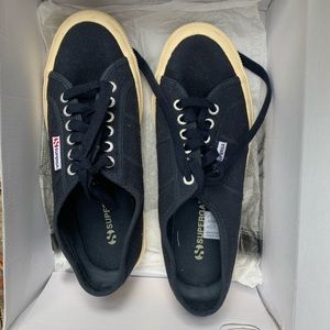 Navy Superga sneakers